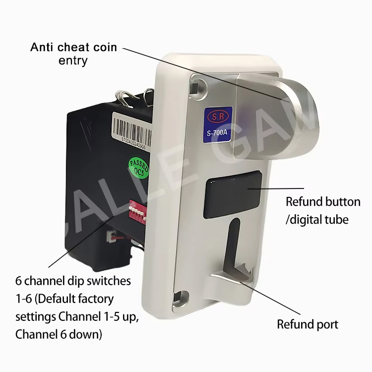 multi-currency coin acceptor