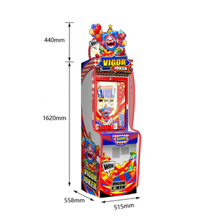 Indoor Coin Pusher Game Joker Machine Coin Operated Redemption Arcade Machine