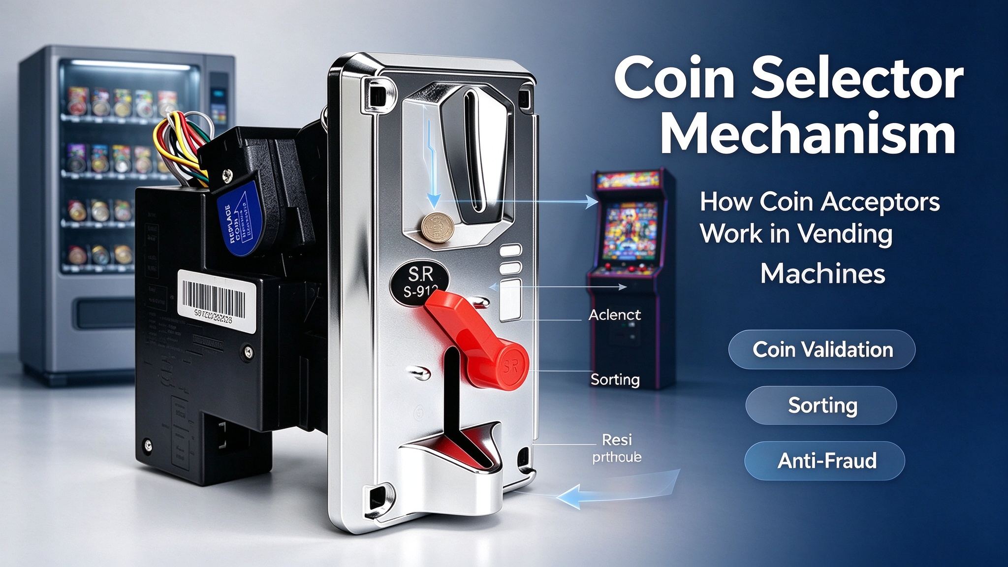 coin selector game machine
